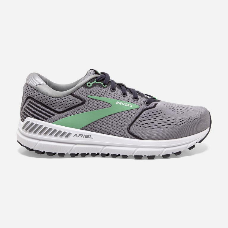 Zapatillas Brooks Ariel '20 Zapatillas Caminar Mujer - Gris / Negras / Verde (BDTL-59314)